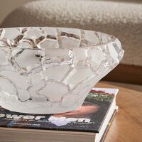 lalique terramineral caldera centerpiece clear