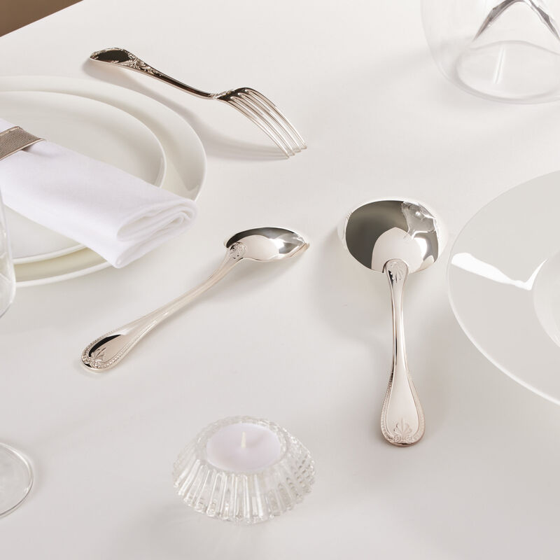 كريستوفل ملعقة تقديم الطعام مالميزون مطلية بالفضة