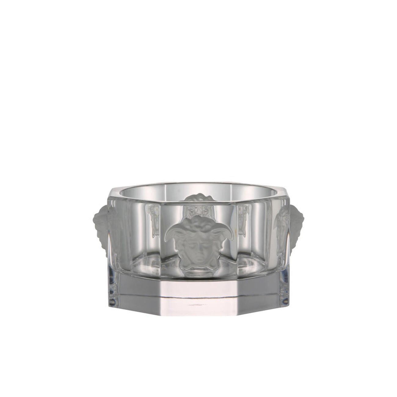 versace medusa lumiere bottle coaster clear