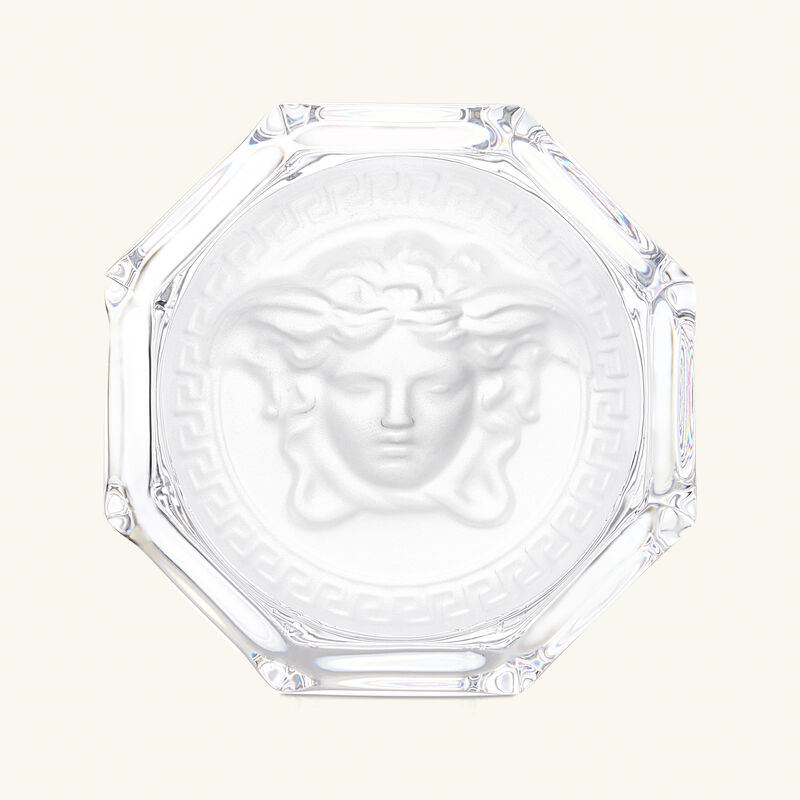 فيرساتشي طقم ميدوزا لوميير مؤلف من كأسين للشرب باللون الشفاف