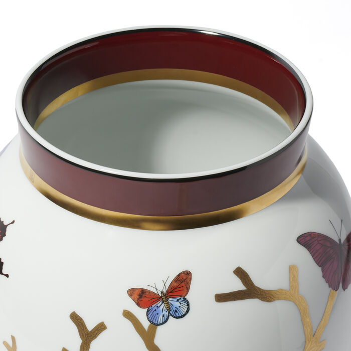 bernardaud exclusive aux papillons vase