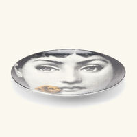 fornasetti tema e variazioni no 137 wall plate yellow