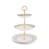 Souffle d'Or 3 Tier Cake Plate, small