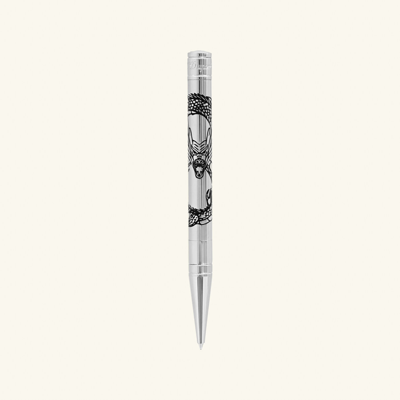 Line D Initial Ballpoint Pen Black st dupont line d initial ballpoint pen black