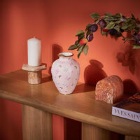 villari butterfly vase small pink