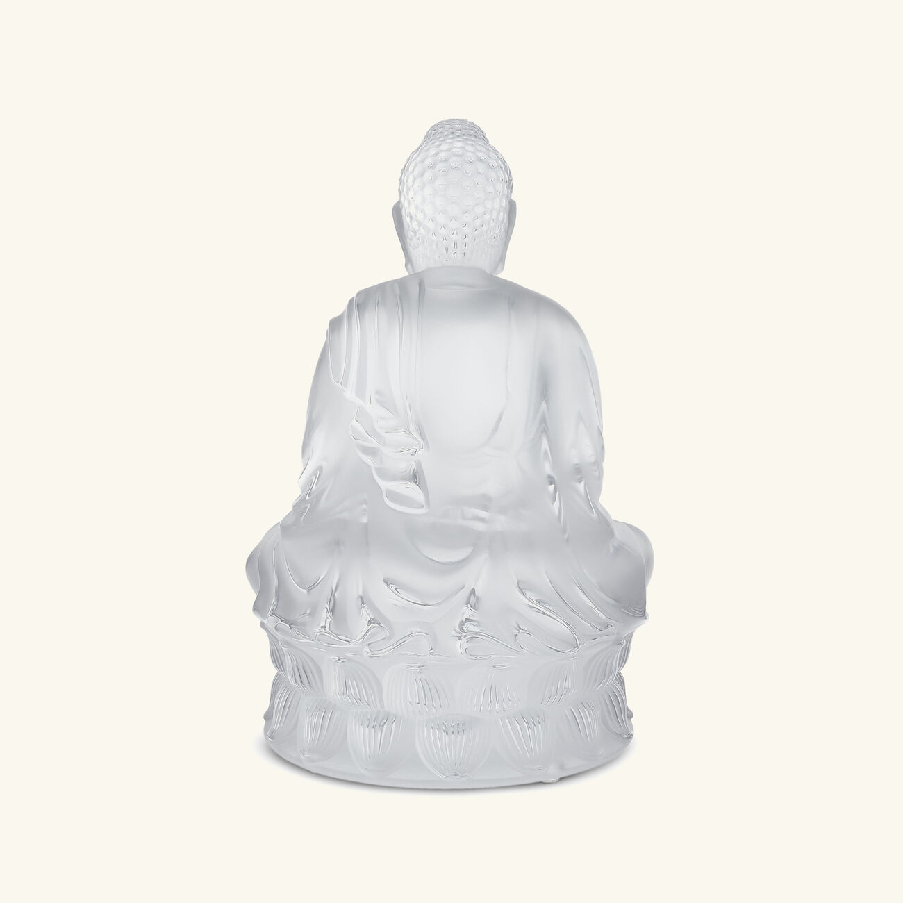 Buddha Sculpture Medium Clear lalique buddha sculpture medium clear