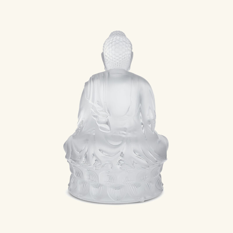 Buddha Sculpture Medium Clear lalique buddha sculpture medium clear