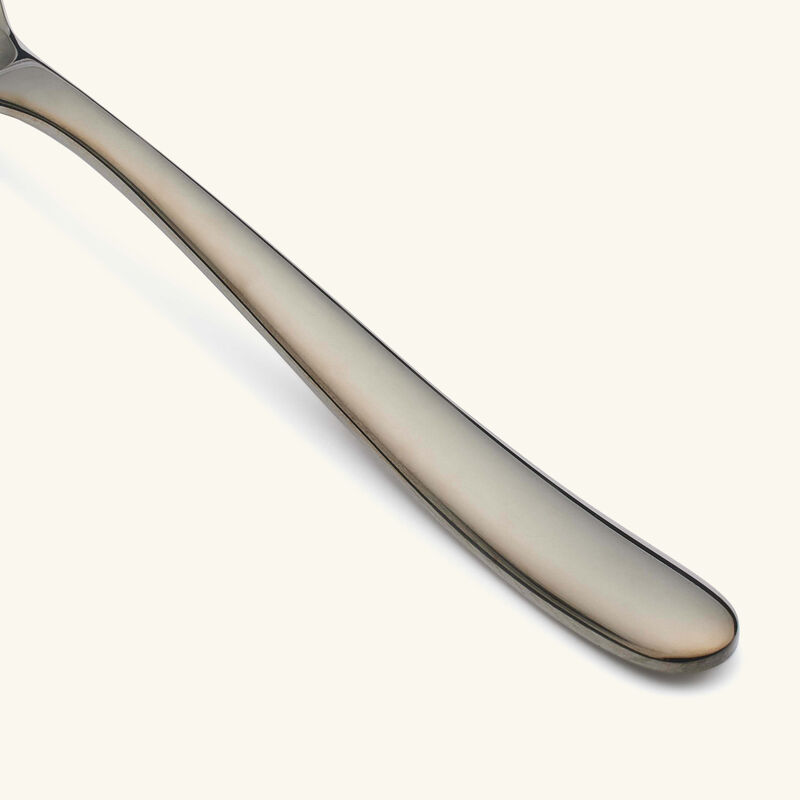 christofle l ame de cream soup spoon black