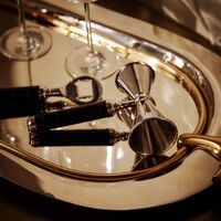 ralph lauren home wells bar gift set silver