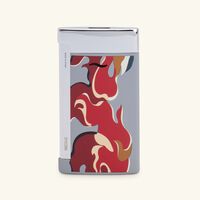 Slim 7 Lighter Camo Red st dupont slim 7 lighter camo red