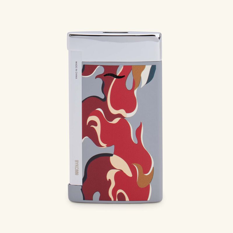 Slim 7 Lighter Camo Red st dupont slim 7 lighter camo red