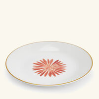 marie daage all e de cypr s bread plate round pink 15cm