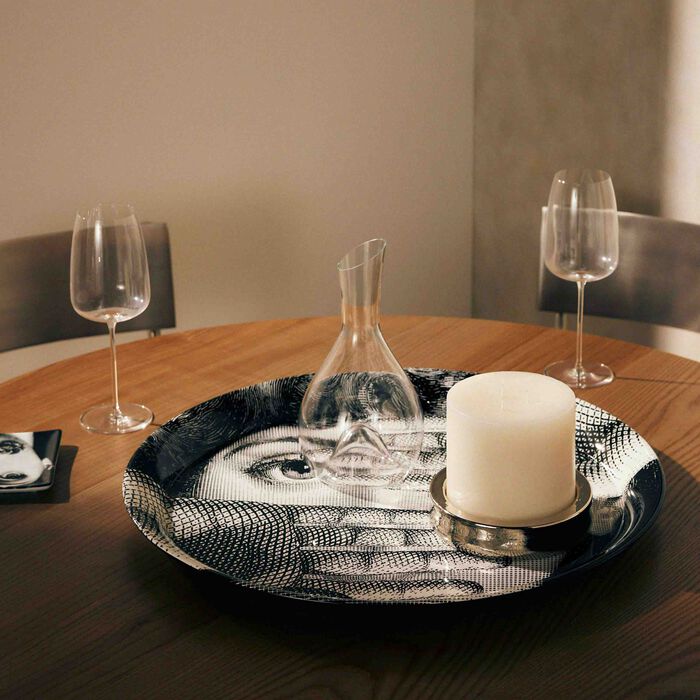 fornasetti tema e variazioni no 154 tray round large