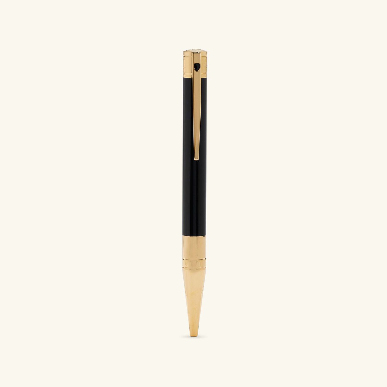 st dupont d initial ballpoint pen gold