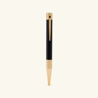 st dupont d initial ballpoint pen gold