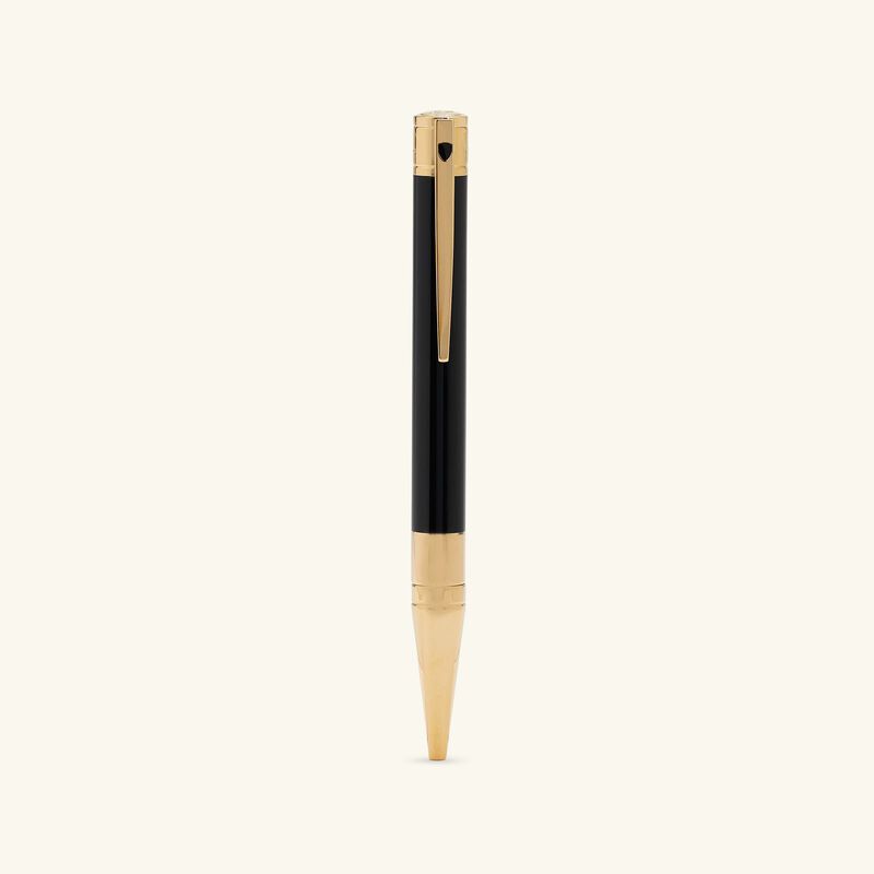 st dupont d initial ballpoint pen gold