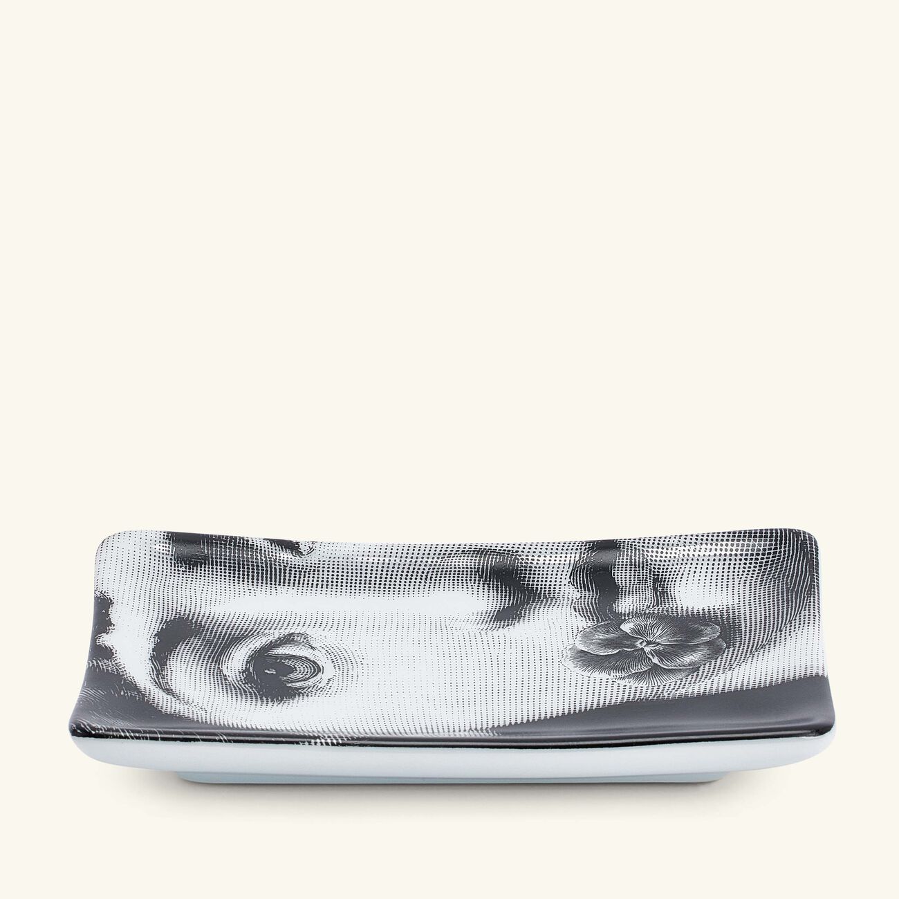 fornasetti tema e variazioni no 137 ashtray rectangular grey