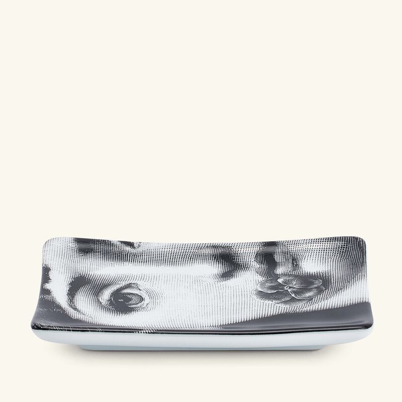 fornasetti tema e variazioni no 137 ashtray rectangular grey