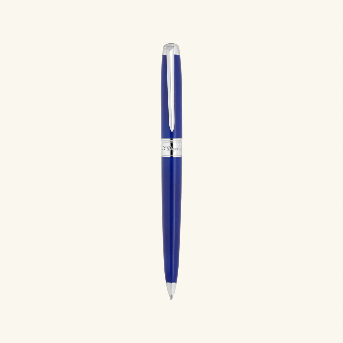 st dupont line d eternity ballpoint pen blue