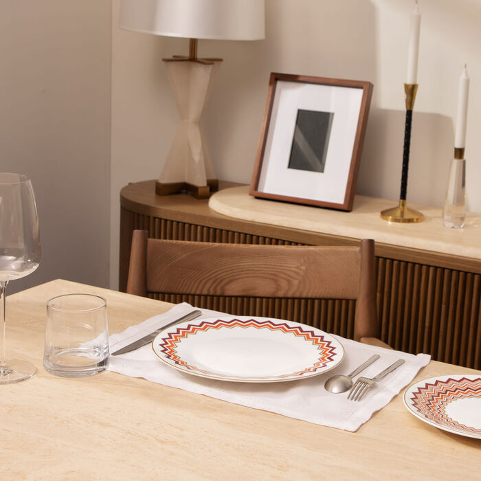 ميسوني هوم طبق عشاء أيكونيك دائري 27 سم من قطعتين