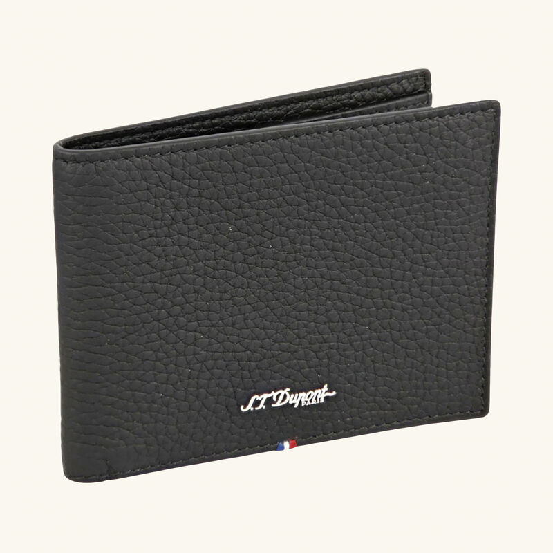 Neo Capsule Wallet Black st dupont neo capsule wallet black