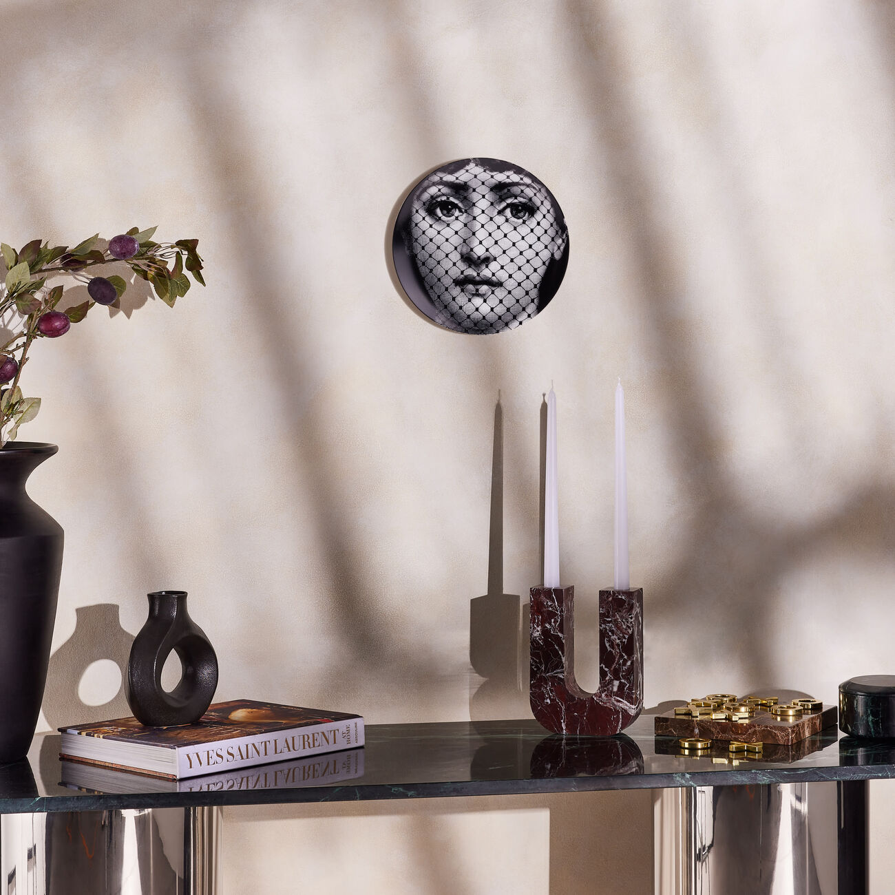 fornasetti tema e variazioni no 78 wall plate