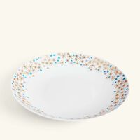 bernardaud feerie michael cailloux deep dish round pink 29cm
