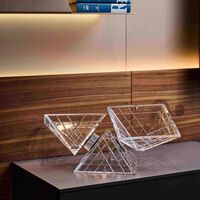 mario cioni c crystal pyramidion centerpiece clear