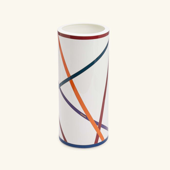 missoni home nastri vase round large multicolor