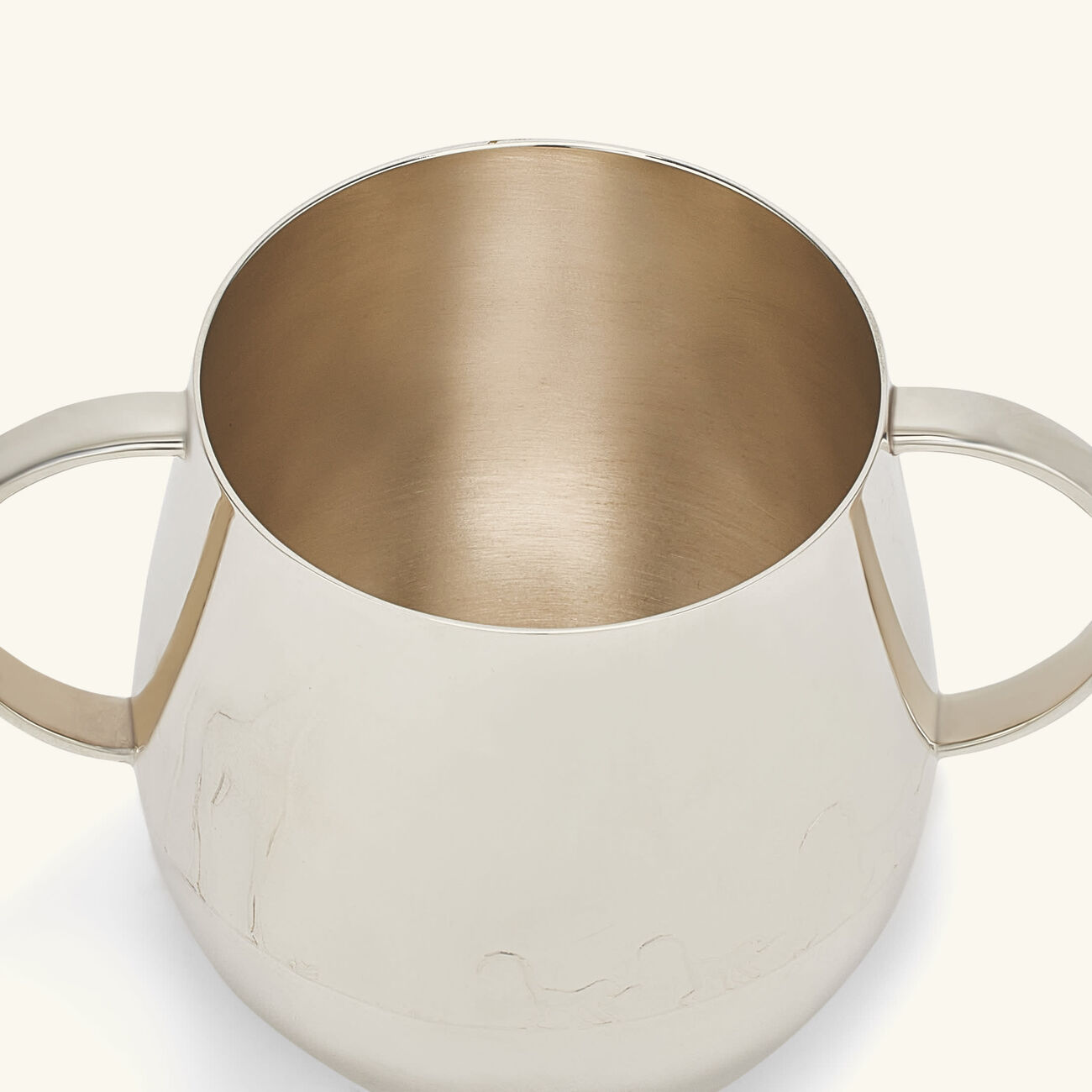 christofle savane baby cup silver