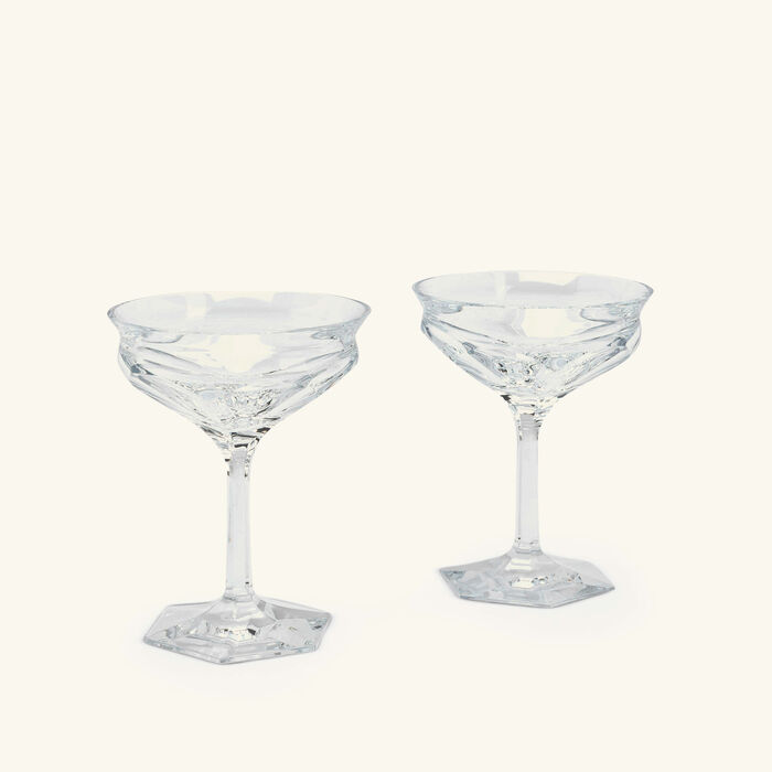 baccarat harcourt talleyrand encore cocktail glasses clear set of 2