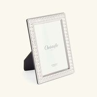 christofle perles picture frame sterling silver 10x15cm