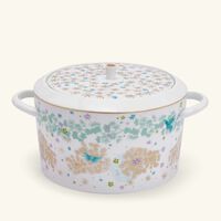 bernardaud feerie michael cailloux soup tureen pink