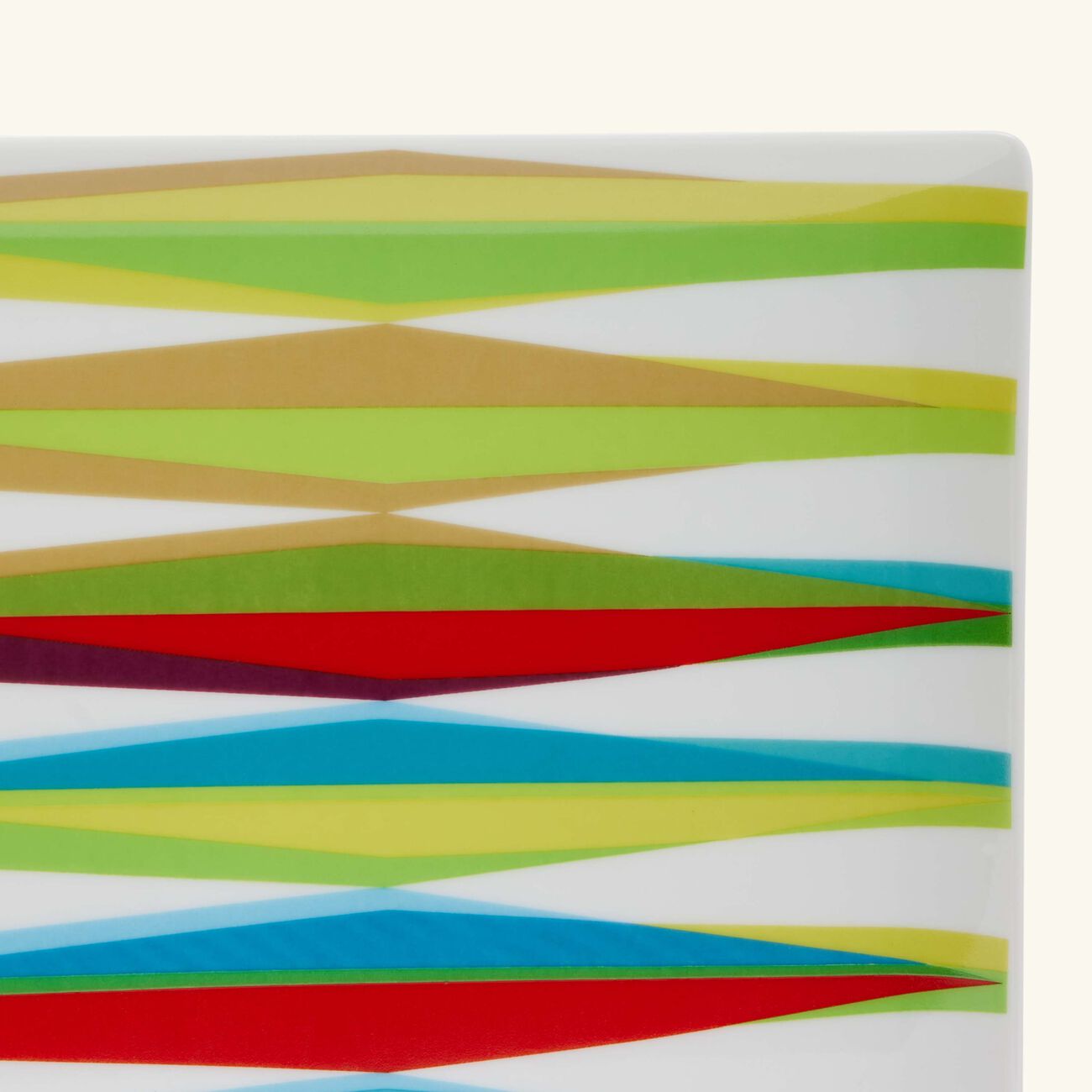 برناردو طبق الضيافة ماركو مينكاتشي مستطيل أخضر 22 سم