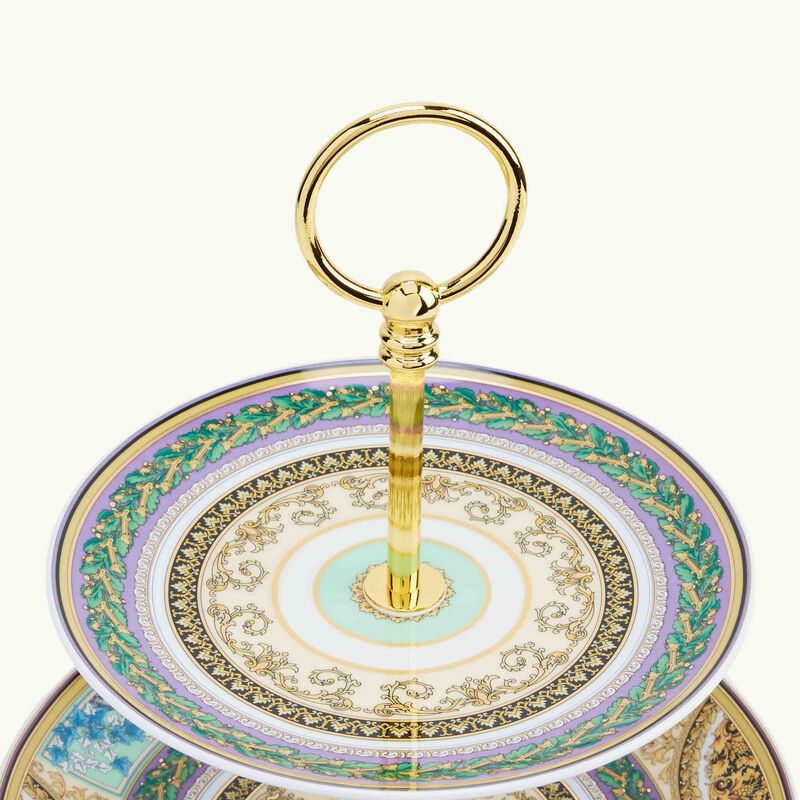 versace barocco mosaic cake stand