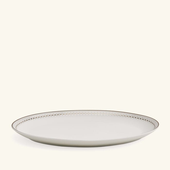 christofle malmaison imp riale serving platter oval white 28cm