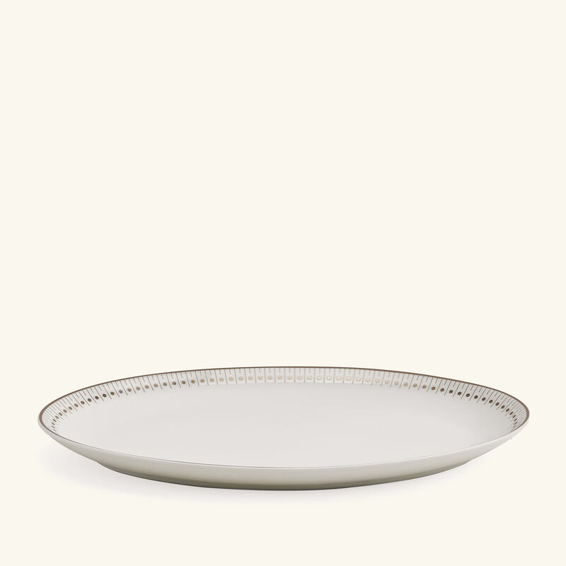 christofle malmaison imp riale serving platter oval white 28cm