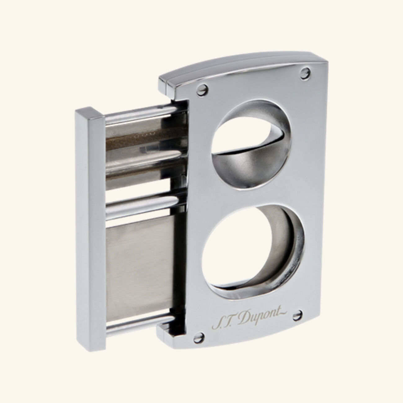 st dupont cigar cutter silver