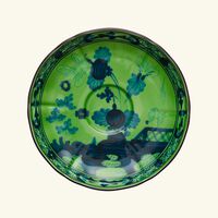 ginori 1735 antico doccia tea saucer green