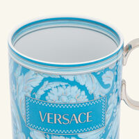 versace barocco mug blue