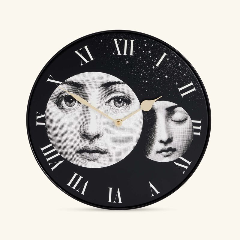 ساعة حائط إكليسيه باللون الأسود فورناسيتي ساعة حائط إكليسيه باللون الأسود