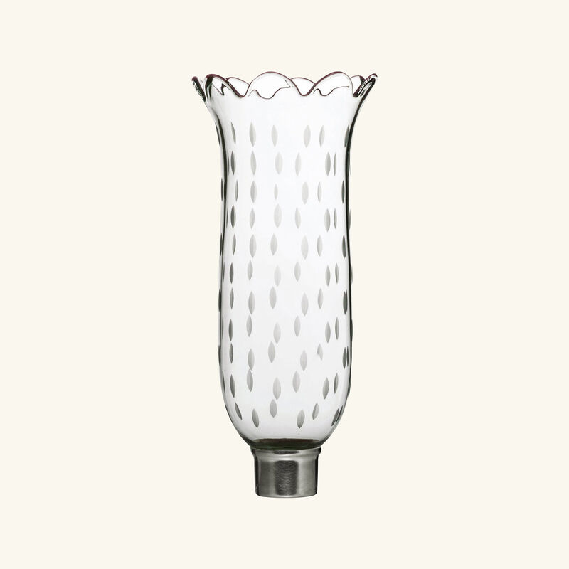 baccarat tulip hurricane shade rice grain
