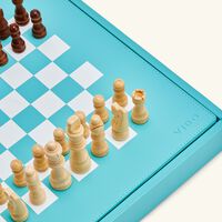 Turquoise Chess Set vido turquoise chess set