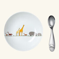 christofle savane baby cup silver