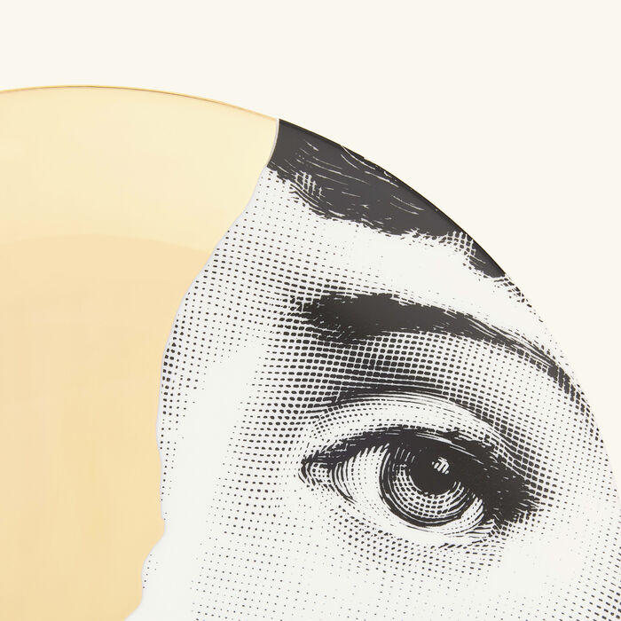 fornasetti tema e variazioni no 10 wall plate gold