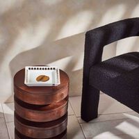 fornasetti giro di conchiglie trinket tray square small gold