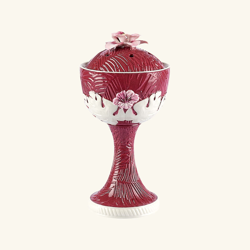 villari acapulco incense burner maroon