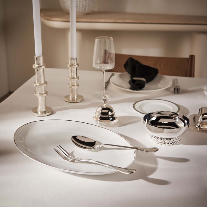christofle albi serving set silver plated