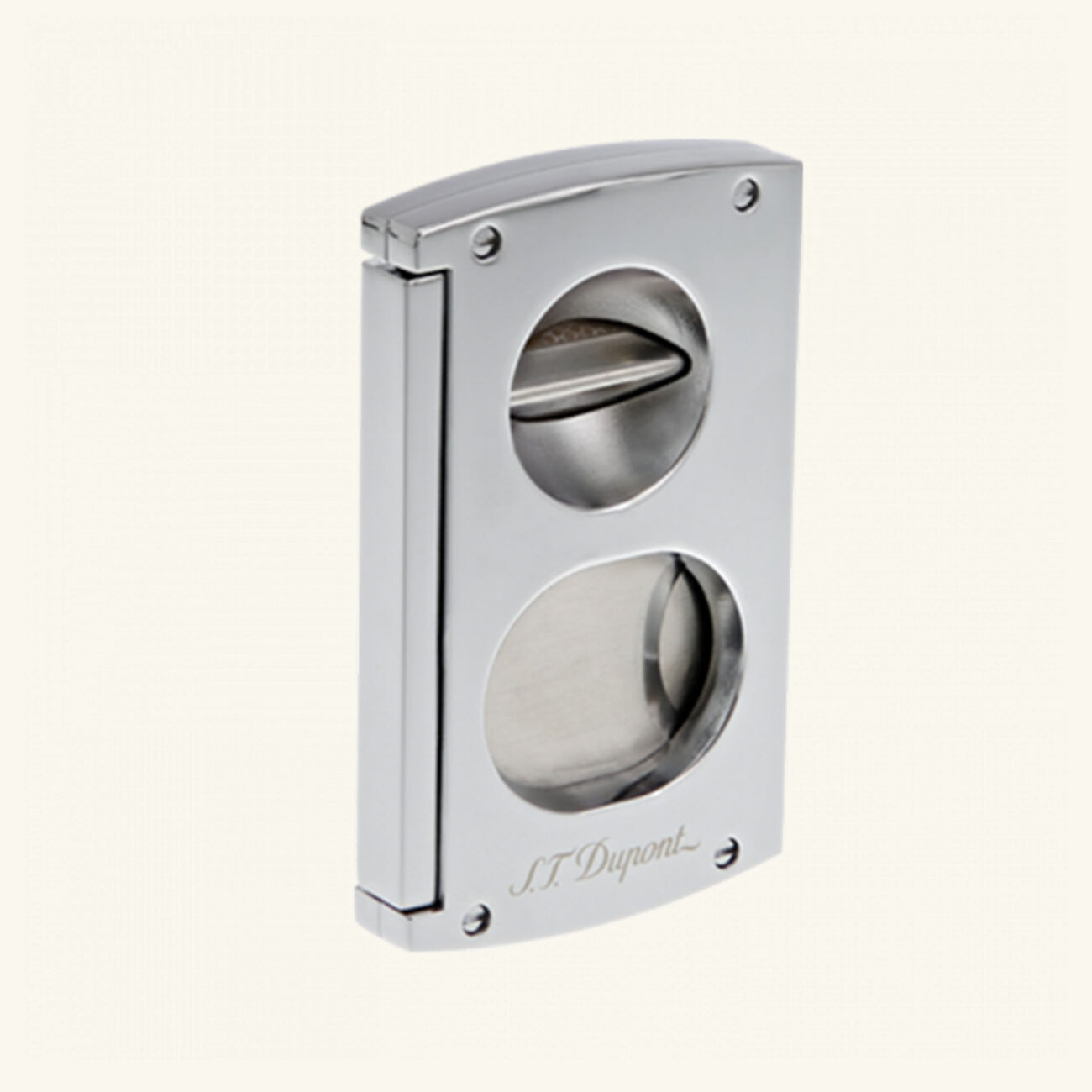 st dupont cigar cutter silver