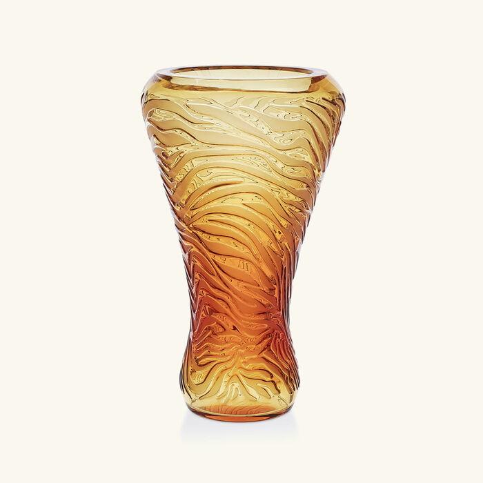 lalique tigre vase large gold